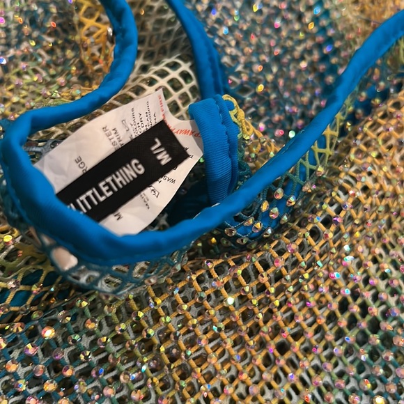 🔥SEXY🔥 PLT rhinestone coverup pants - Picture 6 of 7